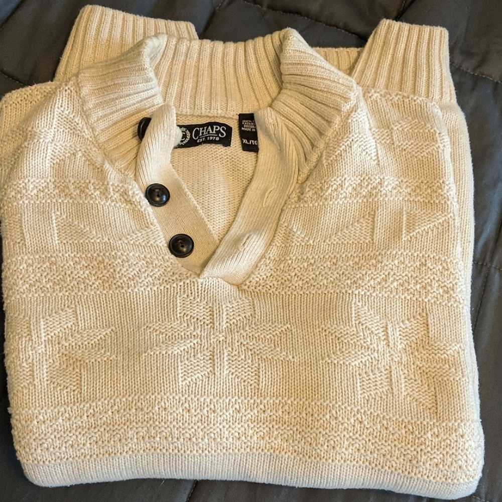 Chaps Henley Sweater